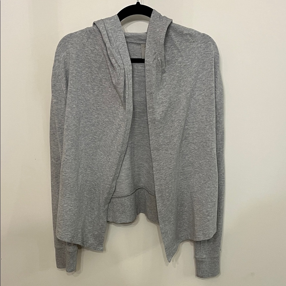 CALIA by Carrie Underwood Light Gray Hooded Open-Front Sweatshirt